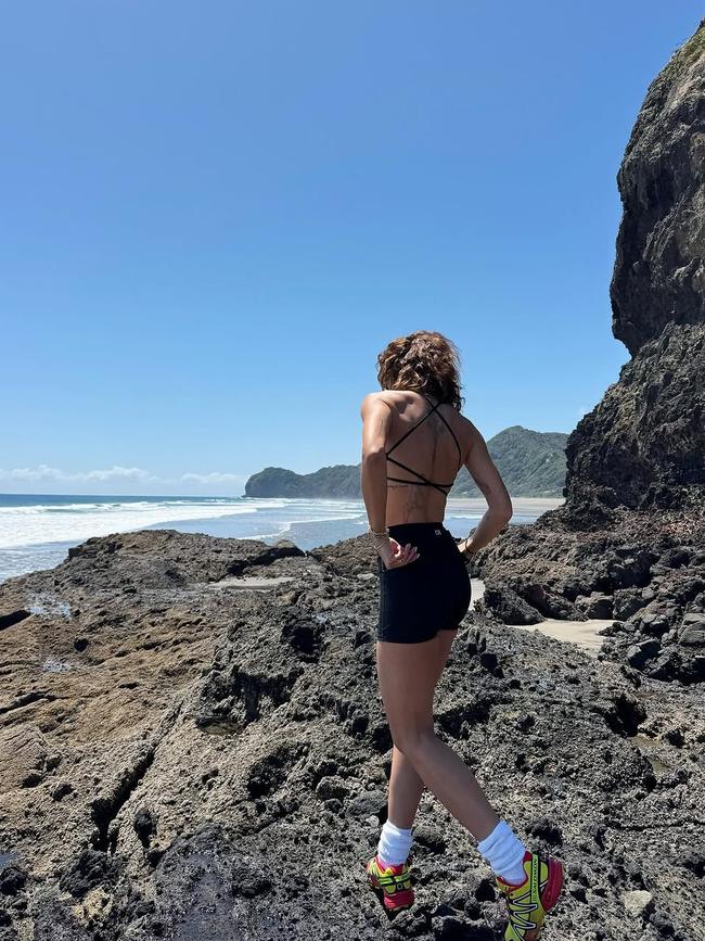 Ora shared a series of happy snaps from their getaway.