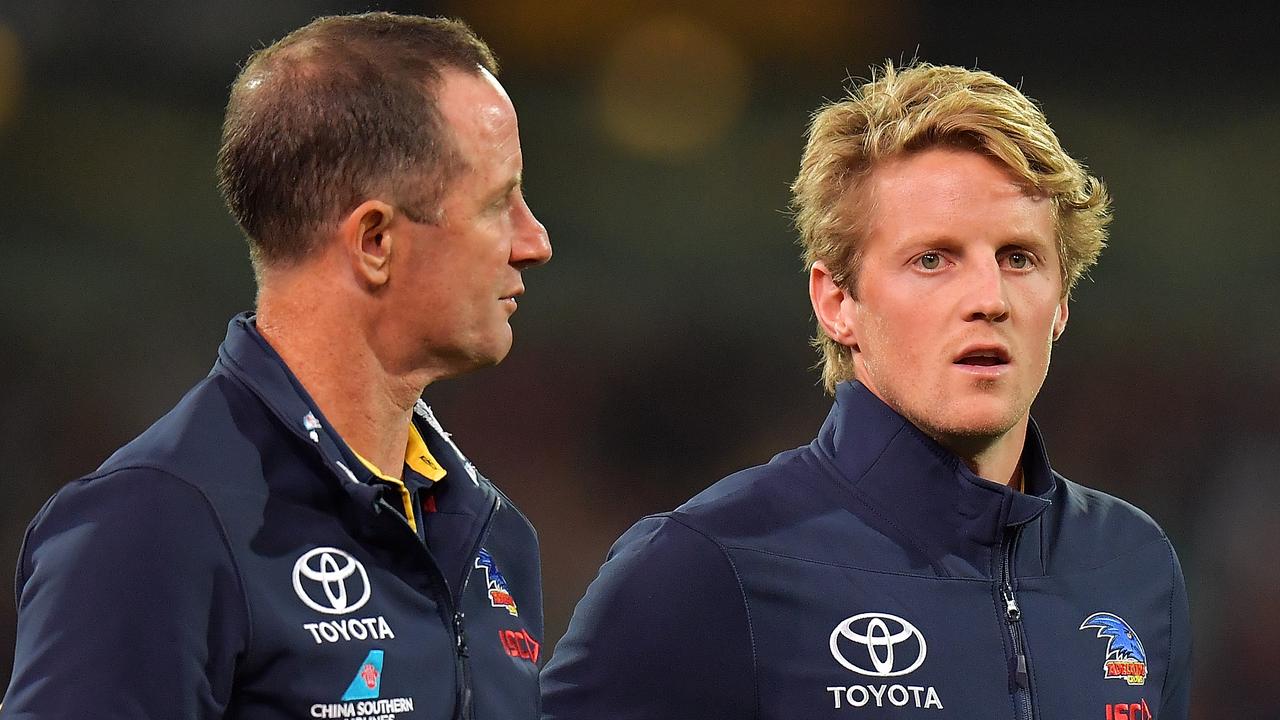 Adelaide could lose some star players like Rory Sloane in the upcoming trade period, but be bolstered by a draft bonanza in the process. (Photo by Daniel Kalisz/Getty Images)
