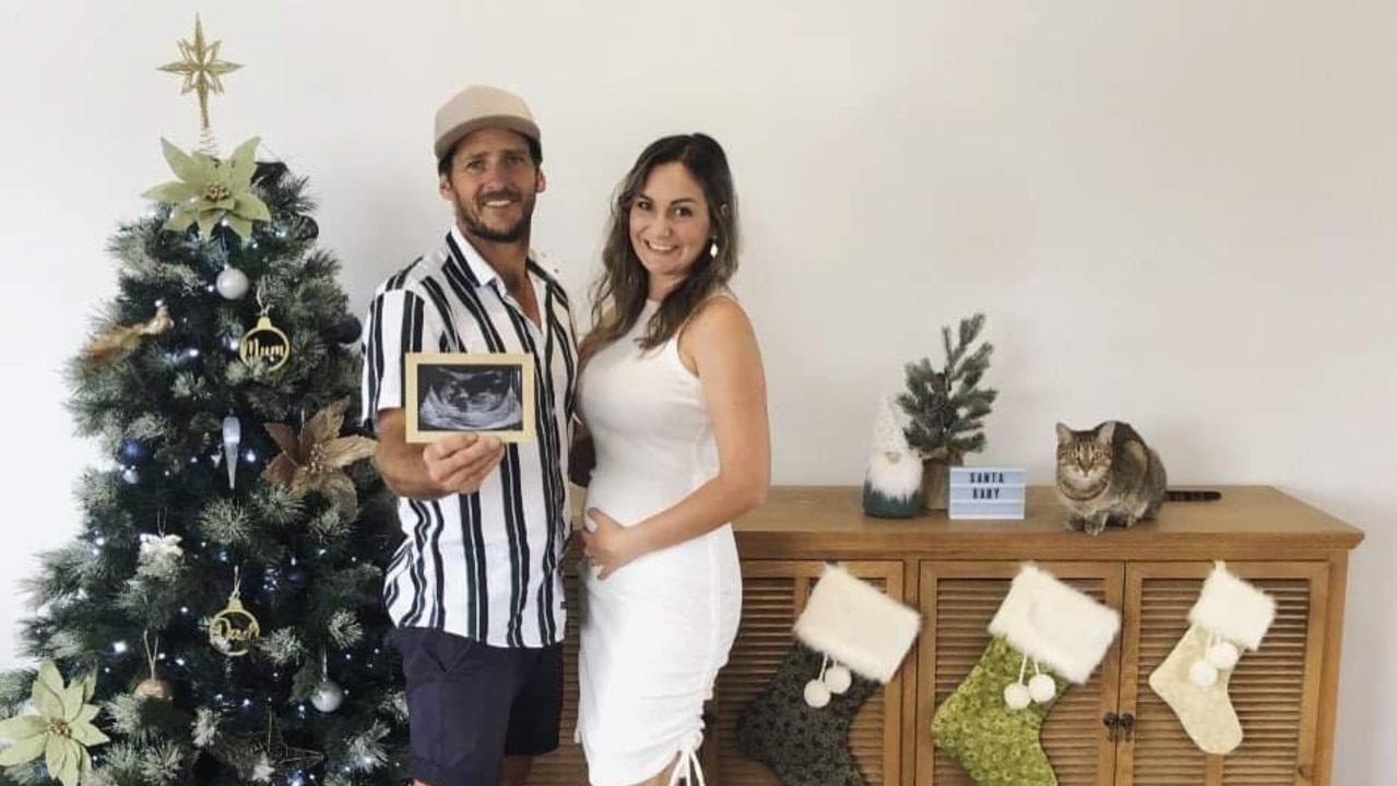 Matty and Kate had told their families they were going to name their unborn son Miles. Picture: Facebook