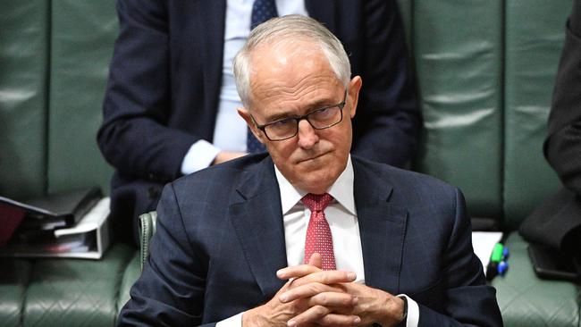 Prime Minister Malcolm Turnbull said he condemned “racism”. (AAP Image/Mick Tsikas) NO ARCHIVING