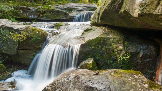 Richard Webb Reserve Waterfall. Picture: Hills Shire Council