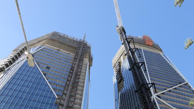 Jewel worksite at Broadbeach. Picture Glenn Hampson