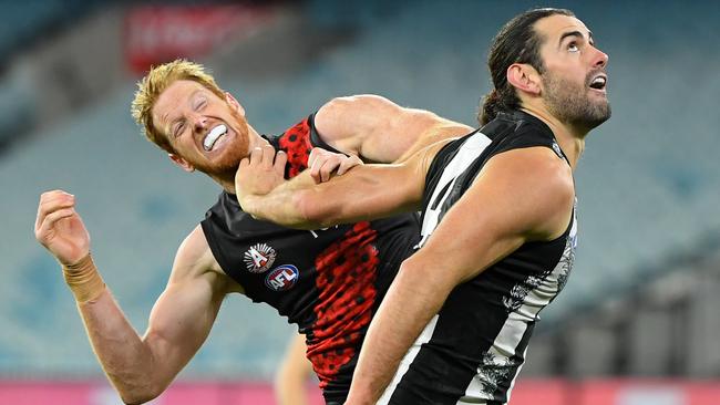 Andrew Phillips will go head-to-head with Brodie Grundy on his return to the Essendon side.