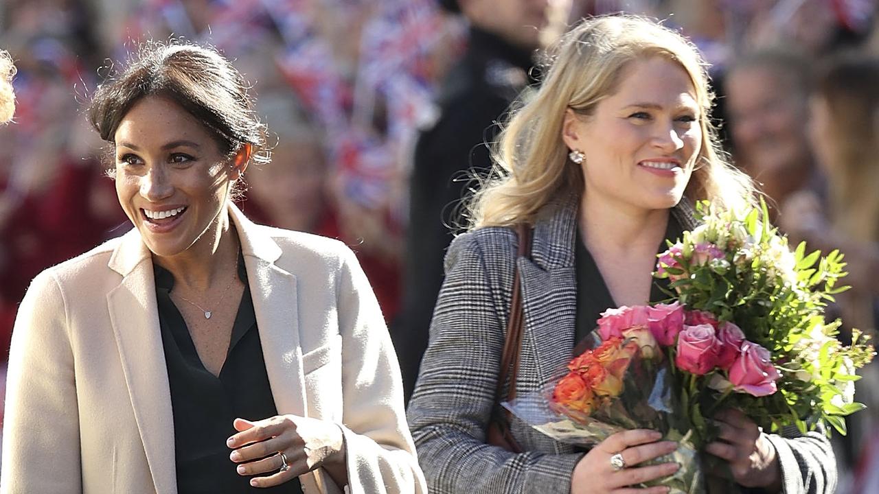 Meghan is rarely seen without Amy. Picture: Chris Jackson/Getty Images