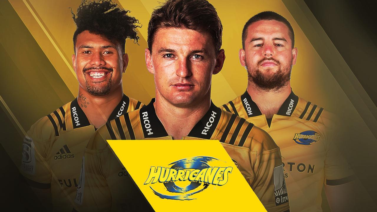 Hurricanes stars Ardie Savea, Beauden Barrett and Dane Coles.