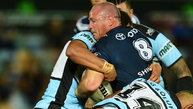 The Cowboys have claimed Scott’s reconstructed knee was targeted by Cronulla.