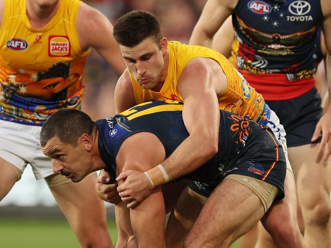 Elliot Yeo is the latest star to be linked with a switch to Adelaide. Picture: James Elsby/AFL Photos via Getty Images