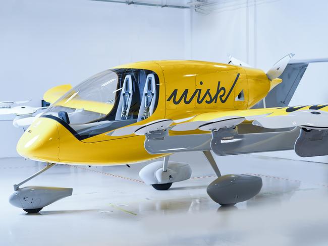 Wisk Aero is an aviation company, backed by Boeing, developing air taxis in the US. Picture: Wisk Aero LLC