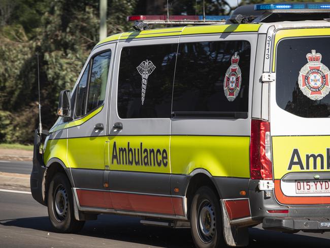 Generic ambulance, QAS, Queensland Ambulance Service, emergency services, Thursday, August 29, 2024. Picture: Kevin Farmer