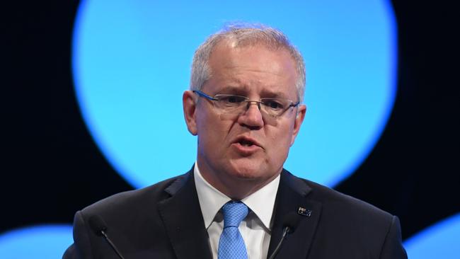 Prime Minister Scott Morrison in Sydney on Tuesday. Picture: AAP