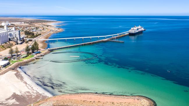 CMV cruise ship Vasco da Gama at Wallaroo. Picture: SA Tourism Corporation