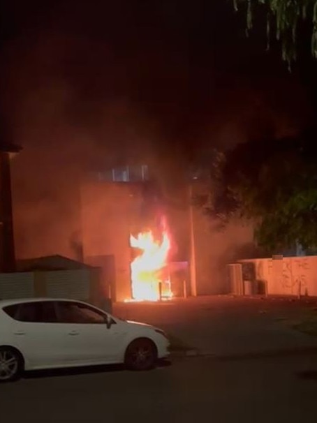 A childcare centre in Maroubra was set on firebombed and defaced with anti-Semitic graffiti on Tuesday morning. Picture: Supplied