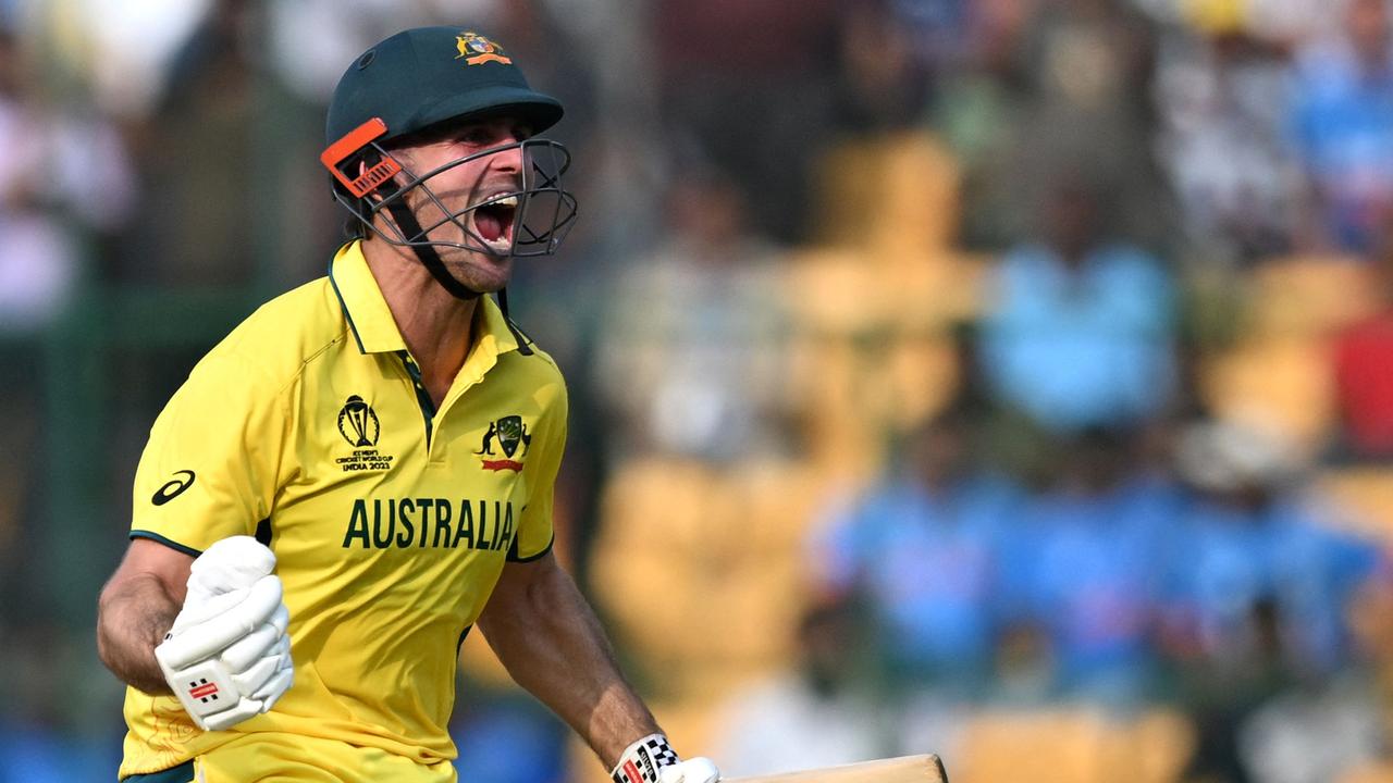 Mitchell Marsh is out of the Champions Trophy. . (Photo by R.Satish BABU / AFP)