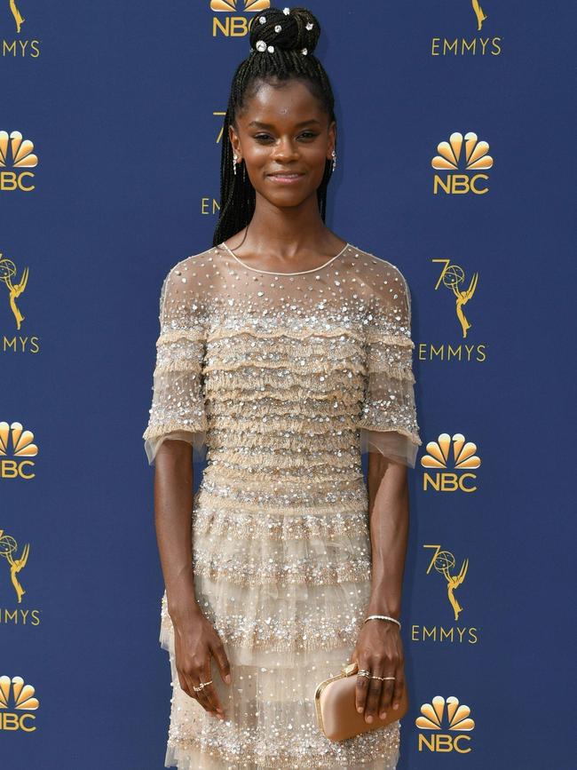 Black Mirror actor Letitia Wright. Picture: AFP