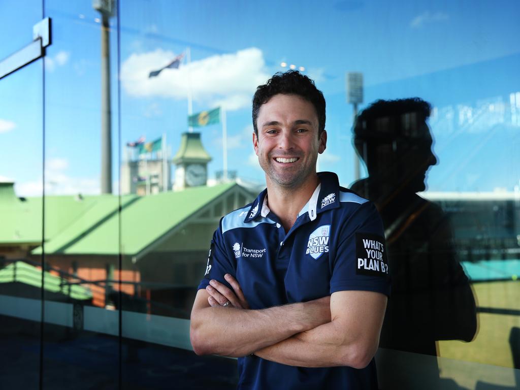 Former Australian and NSW cricketer Ed Cowan, pictured at his retirement announcement in 2018, described Nathan McSweeney’s selection as dangerous guesswork. Picture. Phil Hillyard