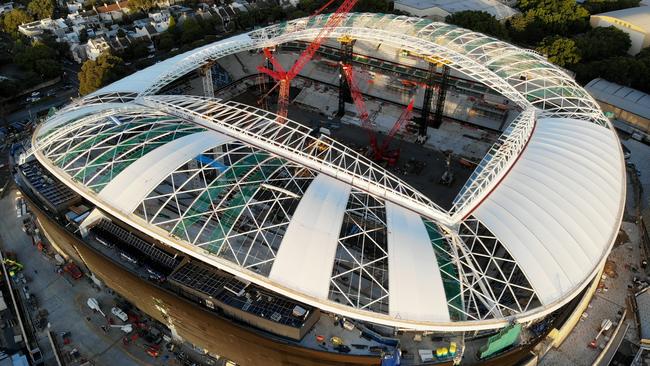 The Wallabies could play the first game at the new Sydney Football Stadium later this year. Picture: Toby Zerna