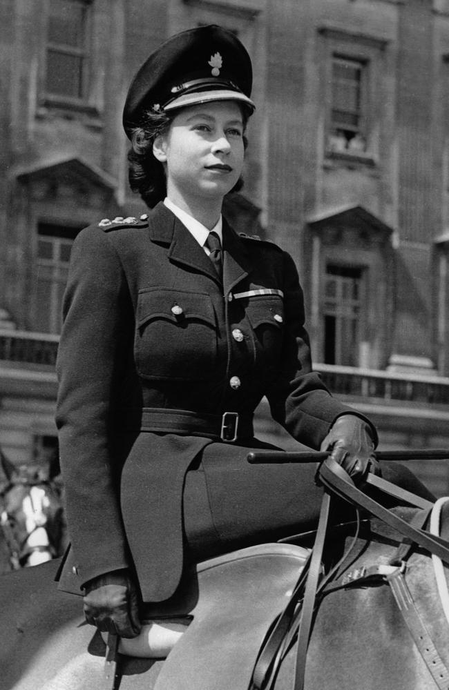 The future Queen in 1947. Picture: Central Press/AFP