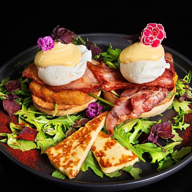The eggs benny at Andonis is a true indulgence. Picture: Andonis.