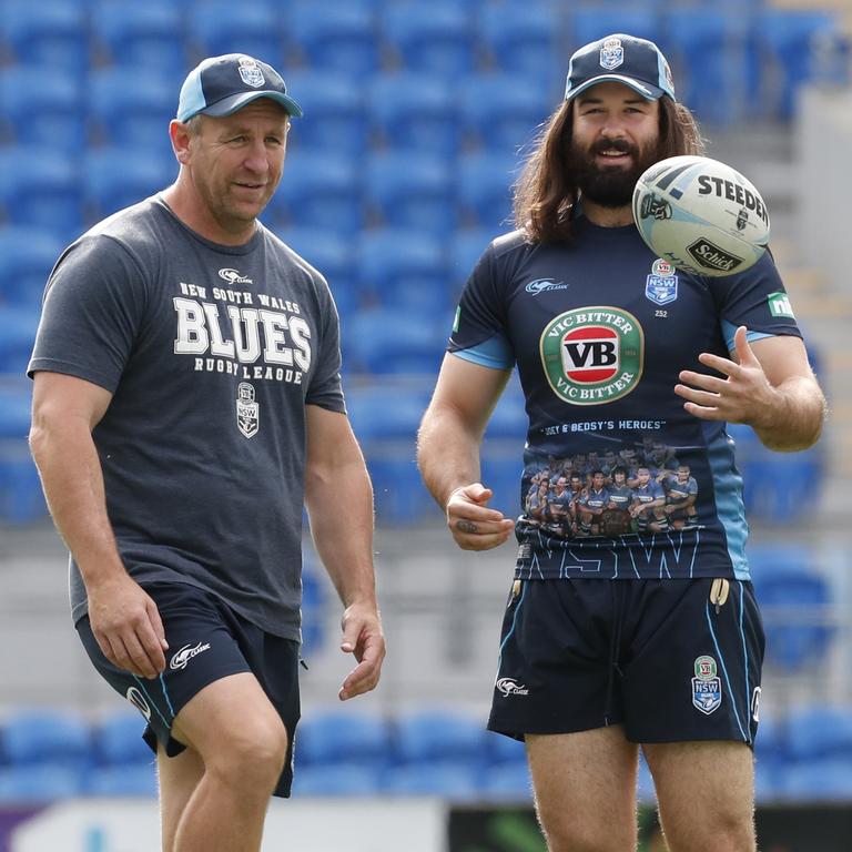 John Cartwright (left) has worked with the Blues previously. Picture: AAP Image/Regi Varghese