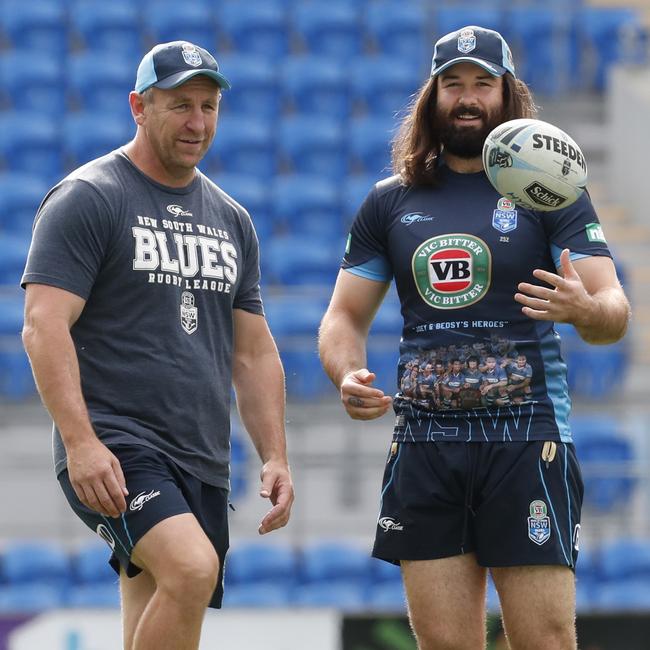 John Cartwright (left) has worked with the Blues previously. Picture: AAP Image/Regi Varghese