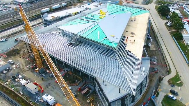 USC’s new Moreton Bay campus is currently under construction and set to open in time for Semester 1, 2020. Pic: Supplied.