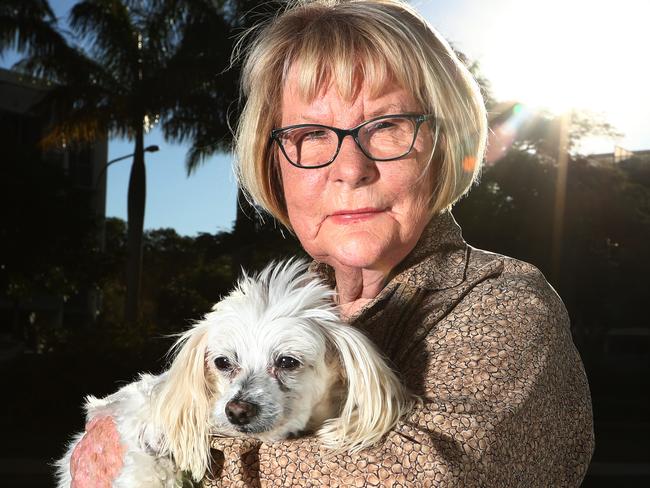 Dawn Crichlow with Princess Pookie. Photograph: Jason O'Brien