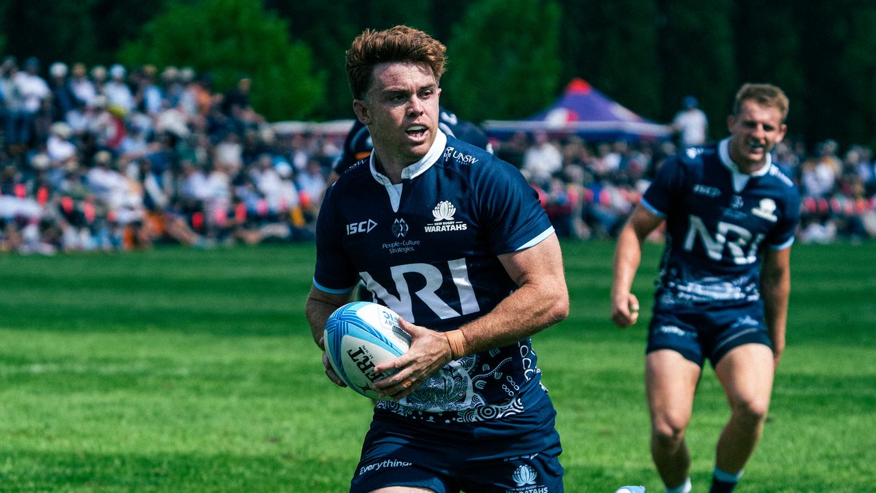 Action from the Waratahs v Brumbies trial. Picture: Waratahs Media