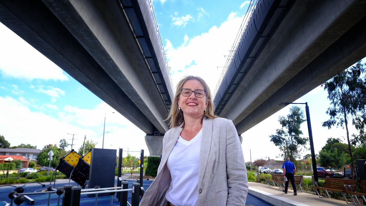 Suburban Rail Loop Minister Jacinta Allan. Picture: NCA NewsWire/ Luis Ascui