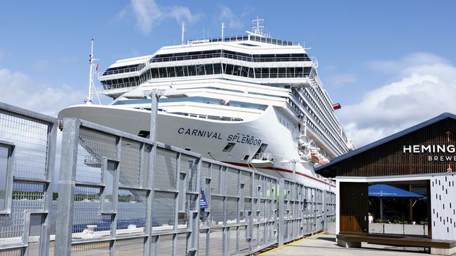 Cruise ship Carnival Splendor, one of 75 cruise ships to berth at the Port of Cairns in 2023. Picture: Brendan Radke