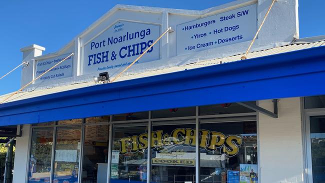 Port Noarlunga Fish and Chips, which says it is temporarily closing because of a potato shortage. Picture: Antimo Iannella