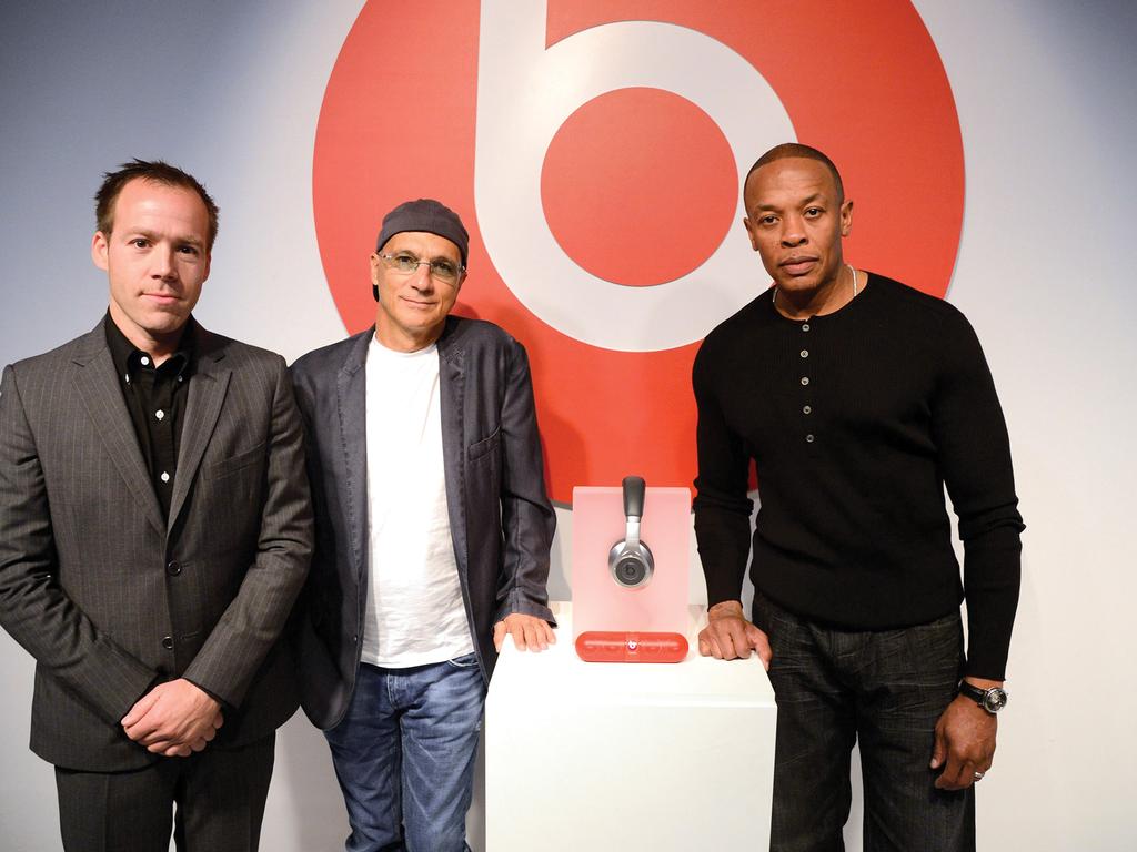 Dr. Dre (right) has made a vast fortune as the CEO of Beats Electronics. Picture: Kevin Mazur/WireImage for Beats By Dr. Dre