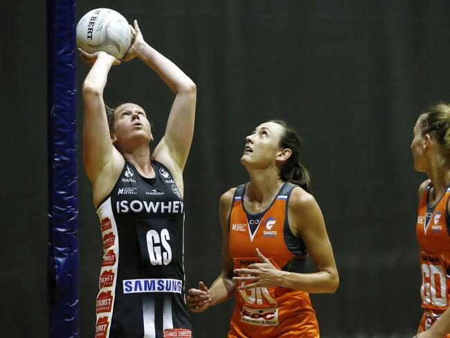 Bec Bulley’s return to netball after having a child has given the Giants added experience.