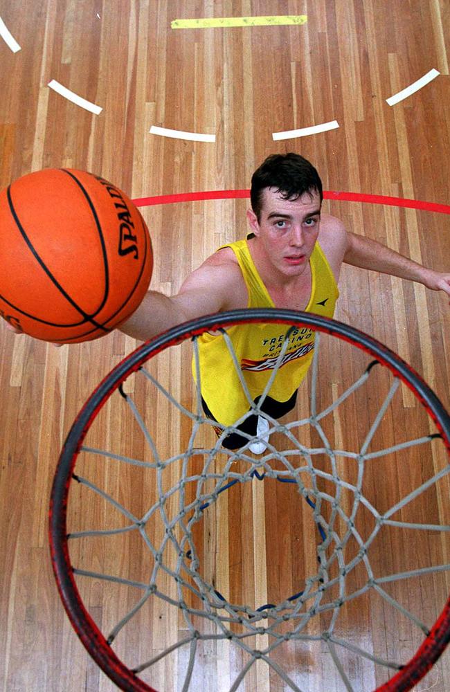 Andrew Latimer during his time with the Brisbane Bullets. Picture: Scott Campbell/