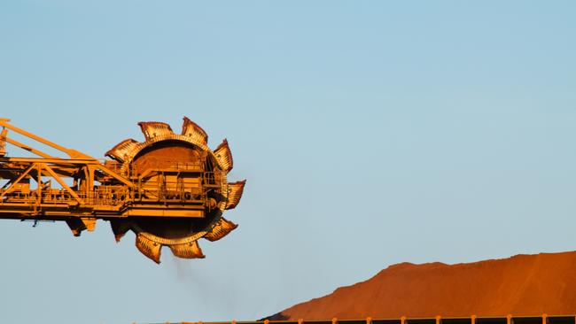 Iron Ore Mine Site Port Hedland Western Australia