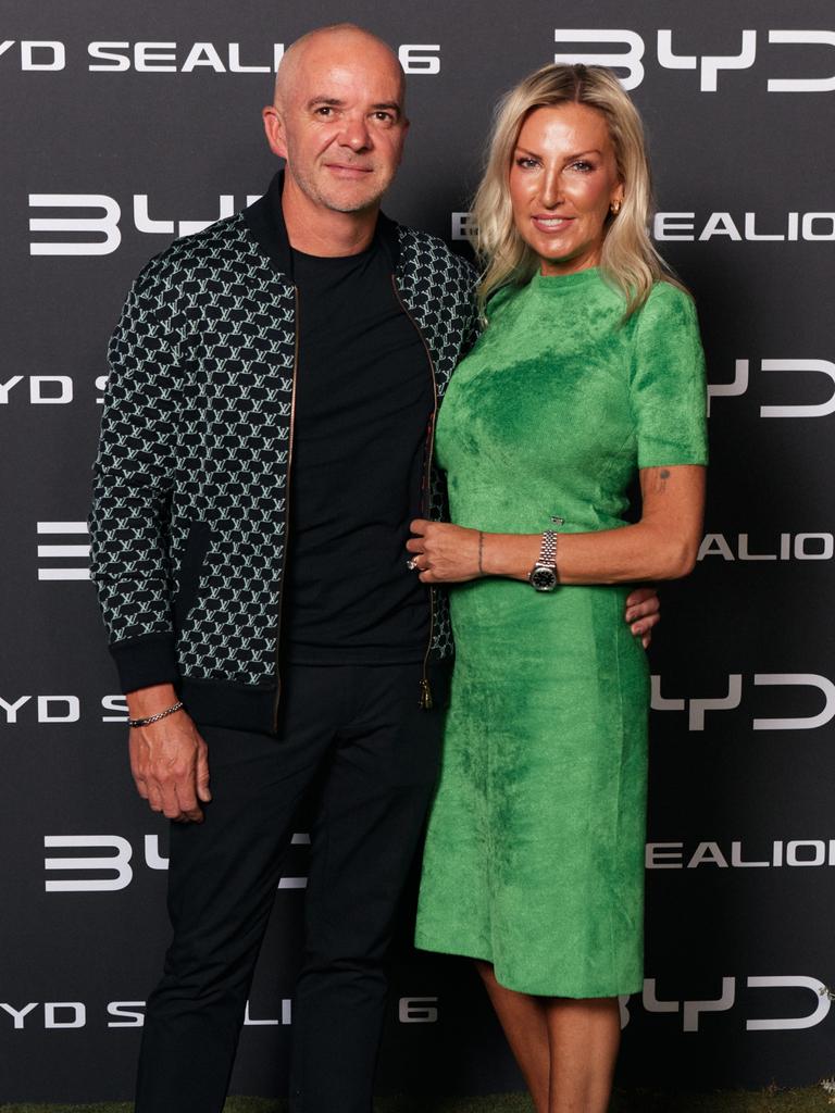 Tania Buckley and Marco Kelly pictured at the BYD Sealion 6 launch earlier this year.