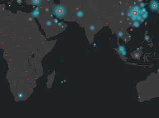 A map has launched which shows national and state data using an interactive map.