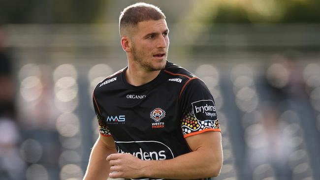 Adam Doueihi wants to finish the season with a win against the Raiders. Picture: Cameron Spencer/Getty Images