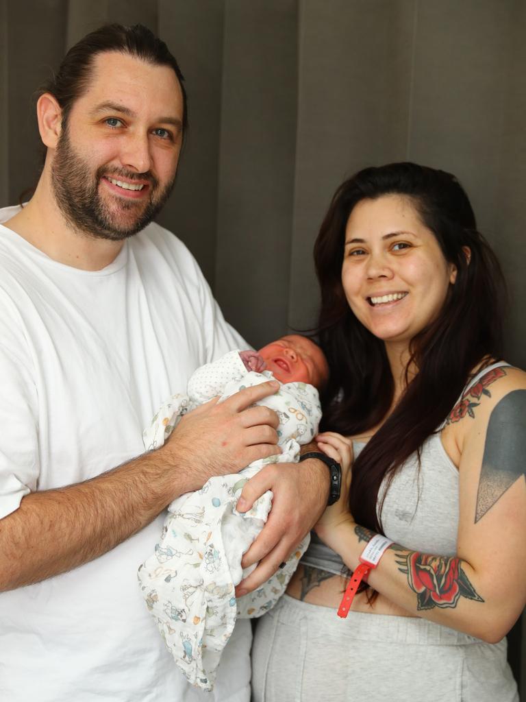 Arthur Alan Spark McClintock. Born April 19, 2025. Weight: 3600g. Parents: Alia and Sam from St Leonards Picture: Alison Wynd