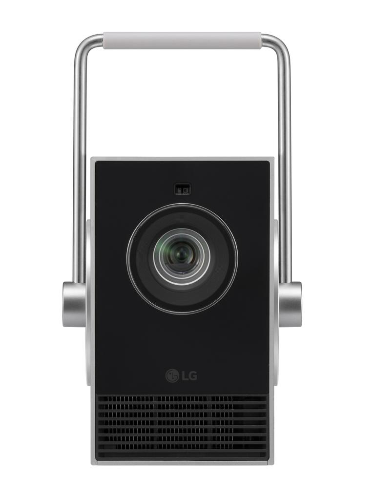 The new, retro-styled LG CineBeam Q