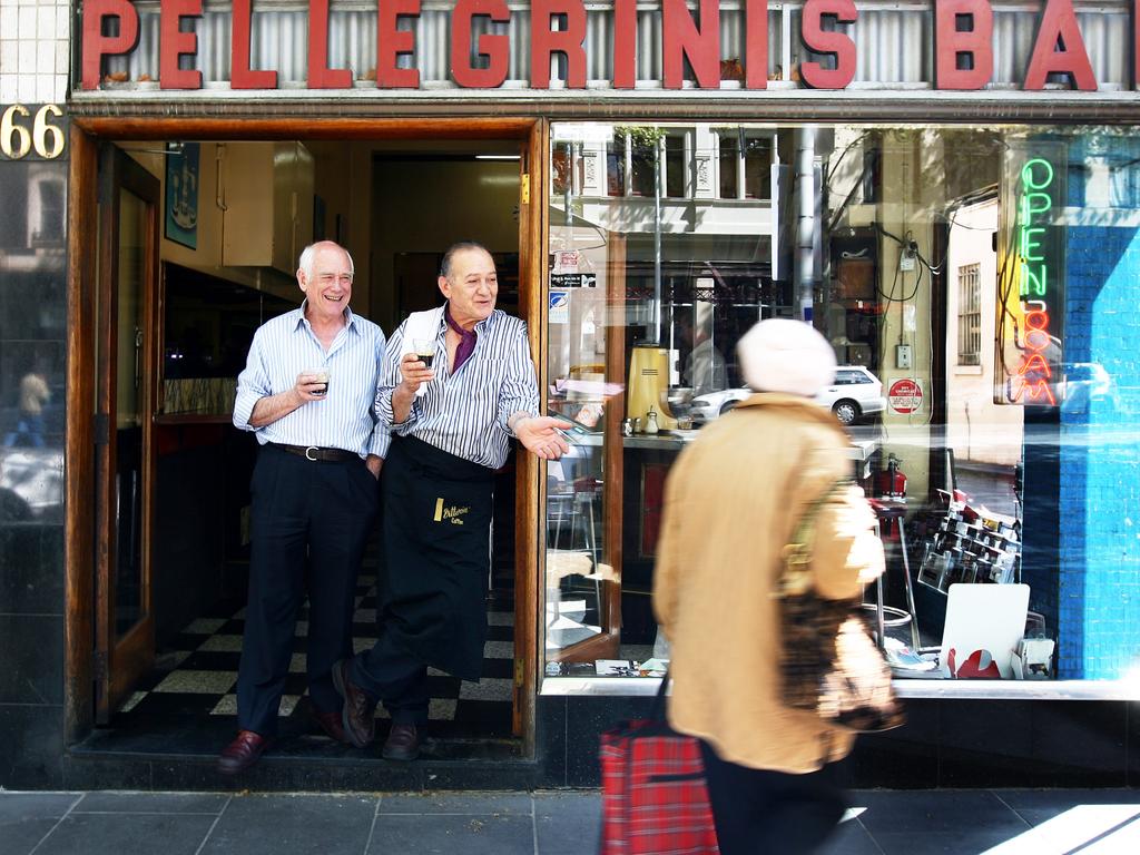 Nino Pangrazio and Sisto Malaspina at their iconic eatery.