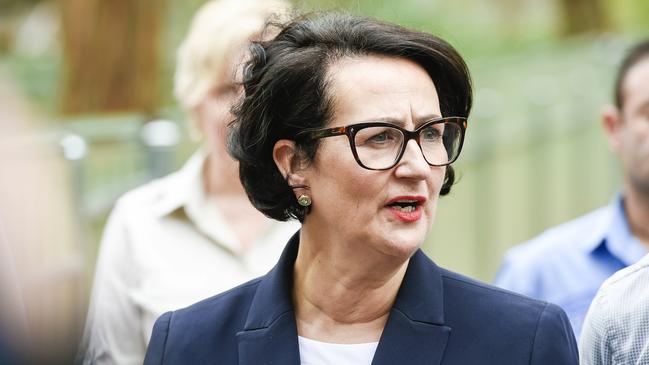 Attorney-General Vickie Chapman has introduced the Bill into state parliament to decriminalise abortion in SA. Picture: AAP/Roy VanDerVegt