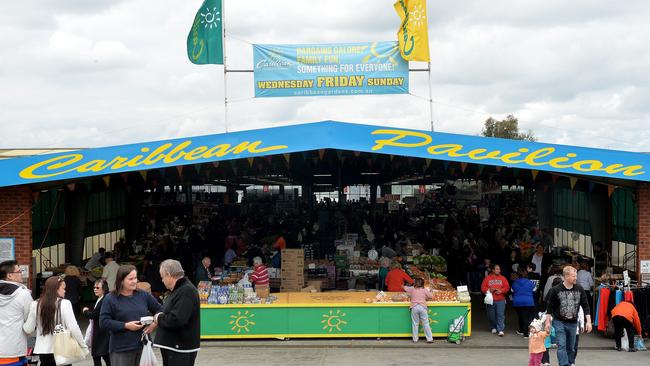 Caribbean Market in full swing.