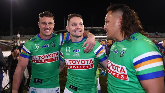 Raiders legend Jarrod Croker has confirmed this will be his final season in the NRL. Picture: Mark Nolan/Getty Images