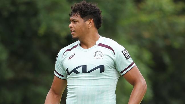 Brisbane Broncos player Selwyn Cobbo has been putting in the hard yards ahead of the 2025 season.