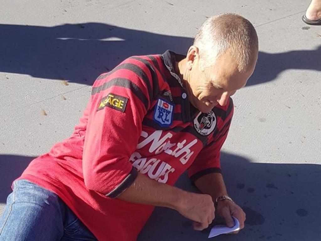 Former Queensland forward Gary Larson outside Suncorp Stadium during the Magic Round. Picture supplied