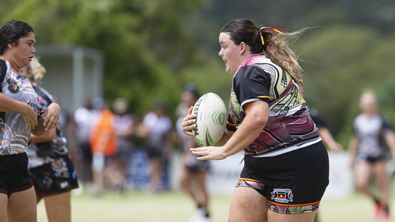 Taylah Hancock of Toowoomba Warriors. Picture: Kevin Farmer