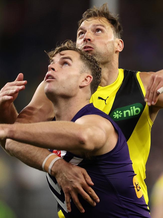 Fremantle face Richmond the following day. Picture: Will Russell/AFL Photos via Getty Images