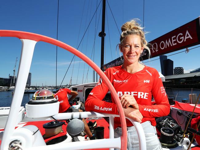 Sophie Ciszek is one of three Australian women in the Volvo round the world race.