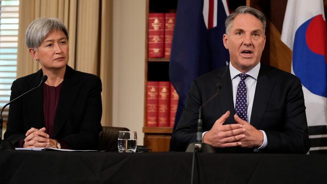 Foreign Minister Penny Wong and Defence Minister Richard Marles