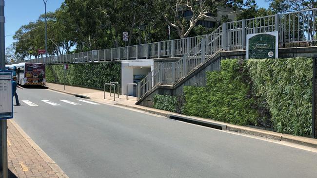 An artist’s impression of the 'breathing wall' which will be installed near Campbelltown Station.